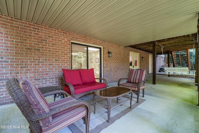 115 Baker Cir W, End, NC 27376 - view of patio / terrace with an outdoor living space