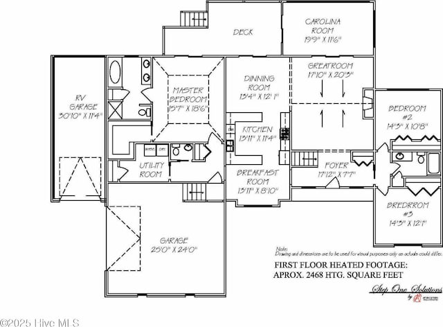 115 Baker Cir W, End, NC 27376 - view of home floor plan