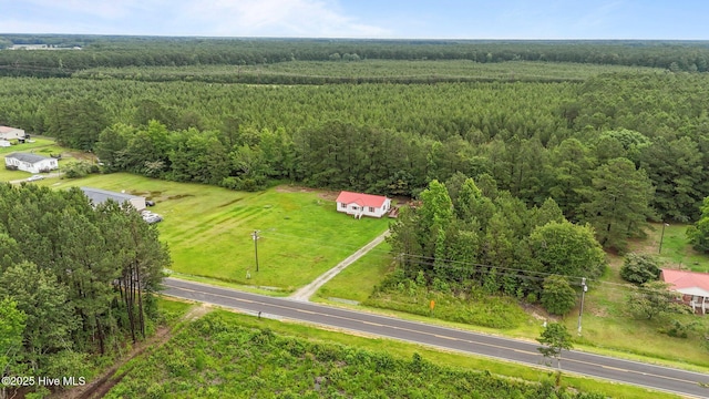 1218 Early Station Rd, Aulander, NC 27805 - bird's eye view of a heavily wooded area