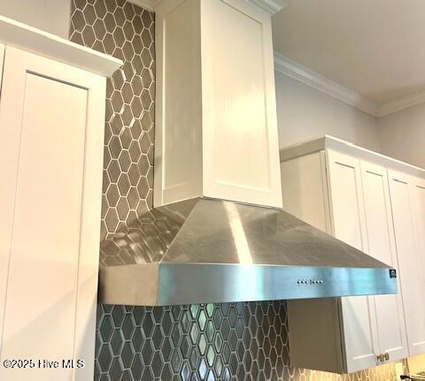 700 Bertram Ct, Hampstead, NC 28443 - kitchen view of crown molding and white cabinets