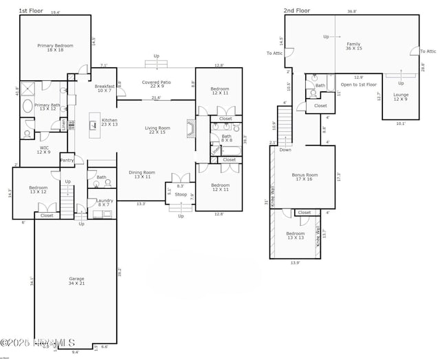 700 Bertram Ct, Hampstead, NC 28443 - view of property floor plan