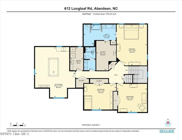 621 Longleaf Rd, Aberdeen, NC 28315 - view of floor plan / room layout