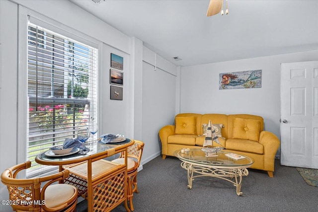 104 NE 27th St, Oak Island, NC 28465 - carpeted living room with baseboards