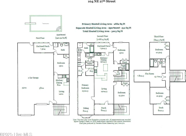 104 NE 27th St, Oak Island, NC 28465 - view of floor plan / room layout