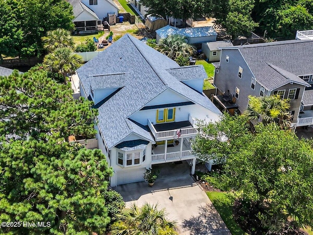 104 NE 27th St, Oak Island, NC 28465 - view from above of property