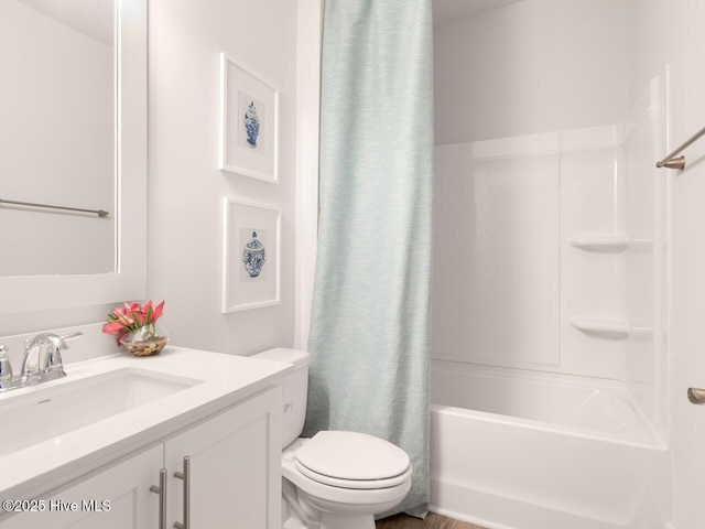 28 Legare St Lot 173, Wilmington, NC 28411 - bathroom featuring vanity and shower / bathtub combination with curtain