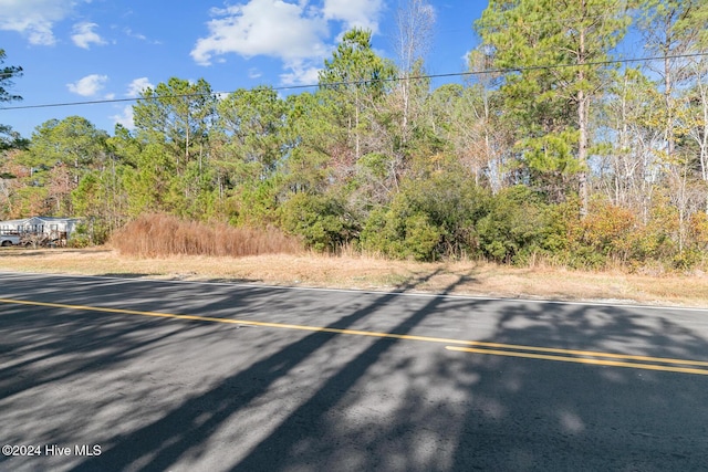 9626 NC Highway 50, Maple Hill, NC 28454 - view of asphalt street featuring a forest view