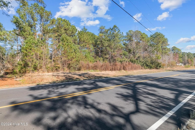9626 NC Highway 50, Maple Hill, NC 28454 - view of asphalt road with a forest view