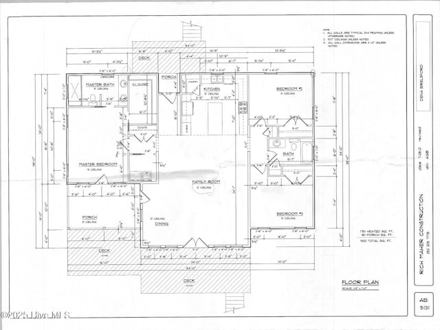11 Starboard Ct, Aurora, NC 27806 - view of home floor plan