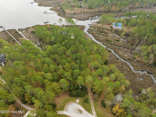 11 Starboard Ct, Aurora, NC 27806 - aerial view of property and surrounding area with a nearby body of water