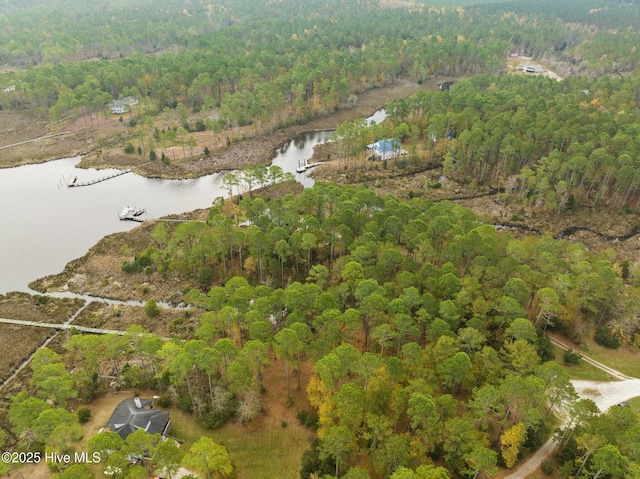 11 Starboard Ct, Aurora, NC 27806 - aerial overview of property's location featuring a forest and a nearby body of water