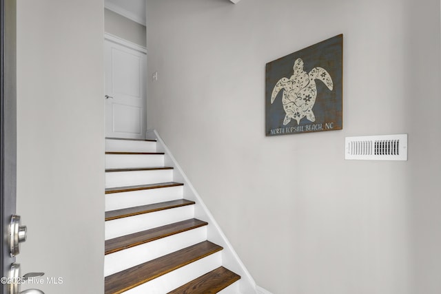611 New River Inlet Rd, North Topsail Beach, NC 28460 - view of stairway