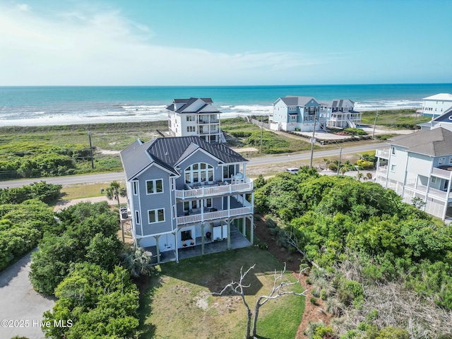 611 New River Inlet Rd, North Topsail Beach, NC 28460 - bird's eye view of a nearby body of water
