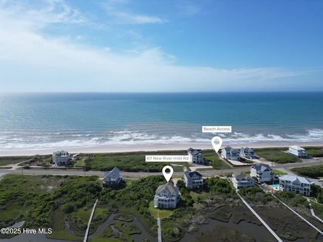 611 New River Inlet Rd, North Topsail Beach, NC 28460 - bird's eye view of expansive coastline