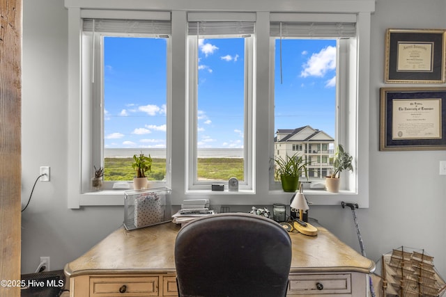 611 New River Inlet Rd, North Topsail Beach, NC 28460 - office area with healthy amount of natural light
