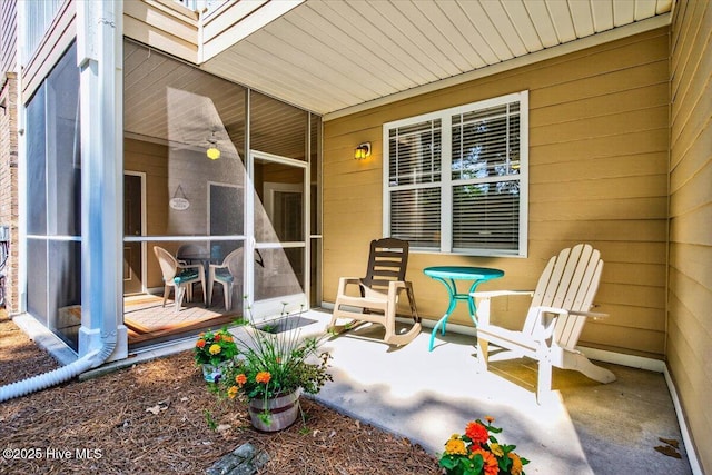 280 Woodlands Way Unit 5, Calabash, NC 28467 - view of patio / terrace featuring a sunroom