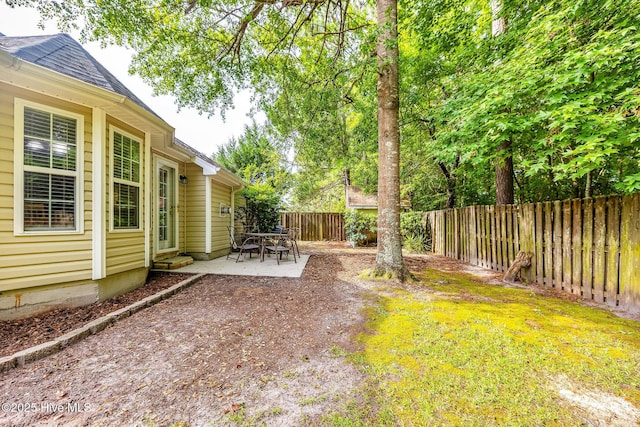 529 Maple Branches Dr, Leland, NC 28451 - fenced backyard featuring a patio