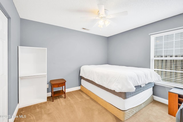 529 Maple Branches Dr, Leland, NC 28451 - bedroom featuring carpet and a ceiling fan