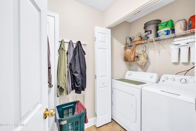 529 Maple Branches Dr, Leland, NC 28451 - washroom featuring independent washer and dryer and baseboards
