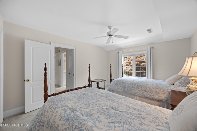 2000 Marsh Harbor Pl, Wilmington, NC 28405 - bedroom featuring light carpet and a ceiling fan
