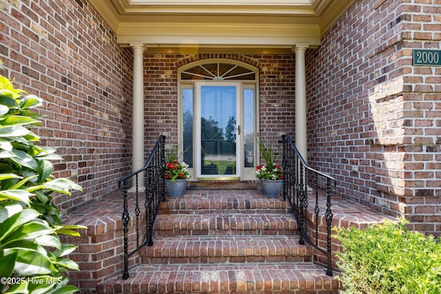 2000 Marsh Harbor Pl, Wilmington, NC 28405 - view of exterior entry with brick siding