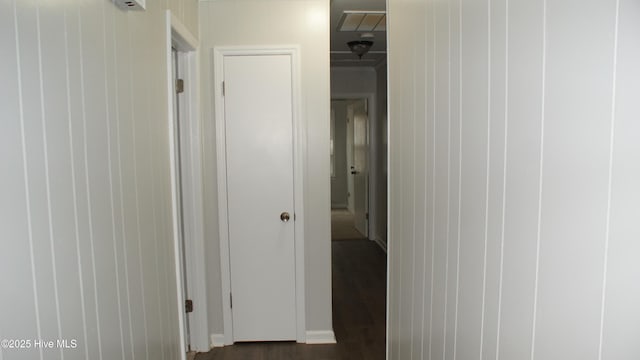 121 Walter Dr, Battleboro, NC 27809 - hallway with dark wood finished floors