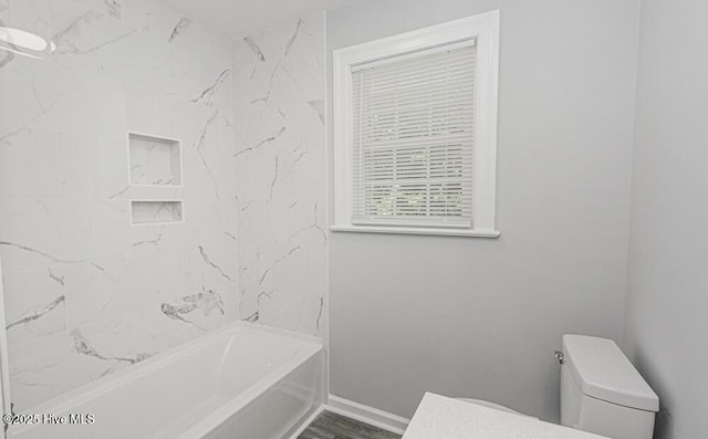 309 Mcgwigan St, Enfield, NC 27823 - full bathroom with toilet and bathing tub / shower combination