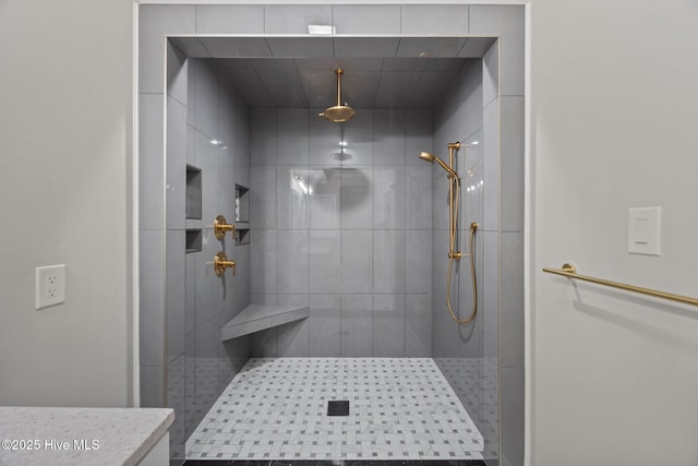 902 College St, Vanceboro, NC 28586 - bathroom featuring tiled shower