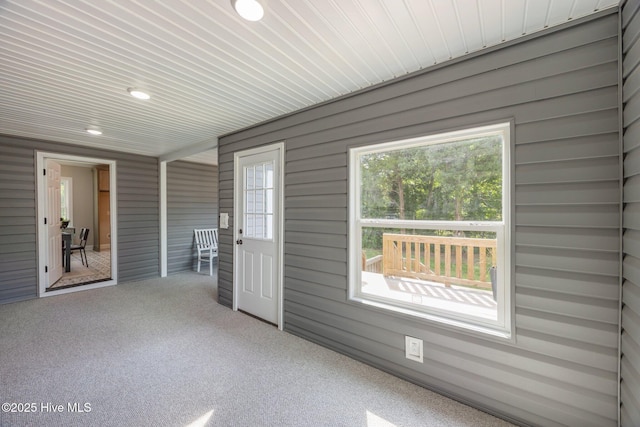 902 College St, Vanceboro, NC 28586 - view of unfurnished sunroom