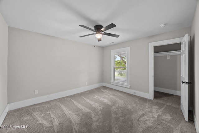 902 College St, Vanceboro, NC 28586 - unfurnished bedroom featuring carpet flooring and a ceiling fan