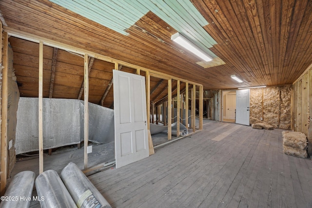 902 College St, Vanceboro, NC 28586 - view of unfinished attic