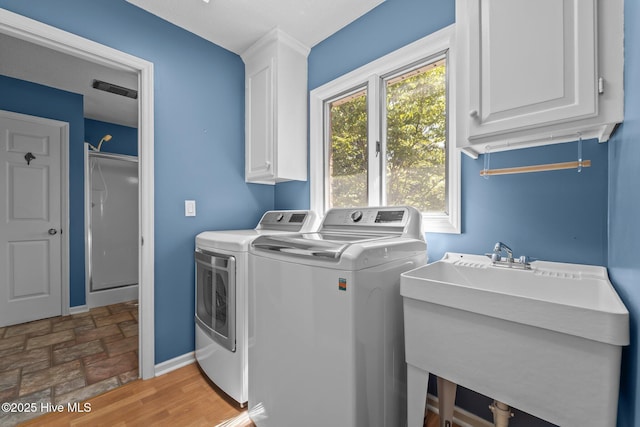 15 Magnolia Ave, Pinehurst, NC 28374 - laundry area featuring cabinet space and washer and clothes dryer