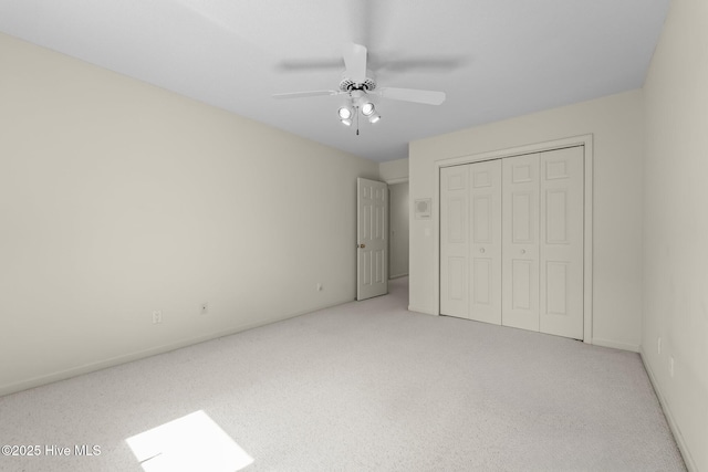 15 Magnolia Ave, Pinehurst, NC 28374 - unfurnished bedroom with carpet, a closet, and ceiling fan