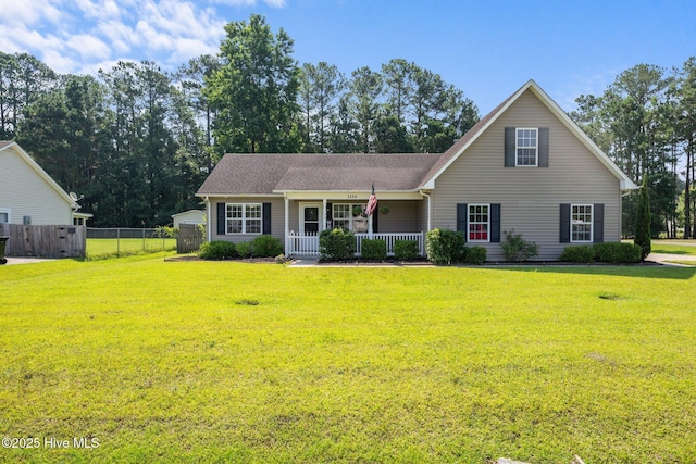 1134 Tebo Rd, New Bern, NC 28562 - traditional-style house featuring covered porch
