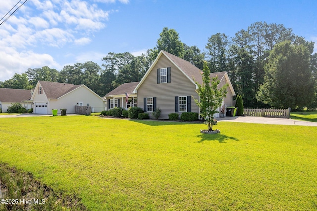 1134 Tebo Rd, New Bern, NC 28562 - view of front facade featuring concrete driveway