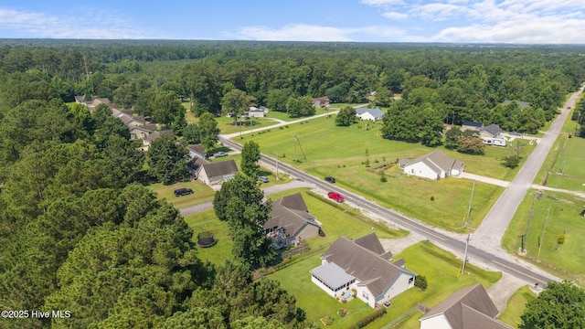 1134 Tebo Rd, New Bern, NC 28562 - aerial view of a heavily wooded area