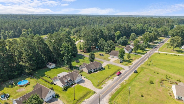 1134 Tebo Rd, New Bern, NC 28562 - bird's eye view of a heavily wooded area
