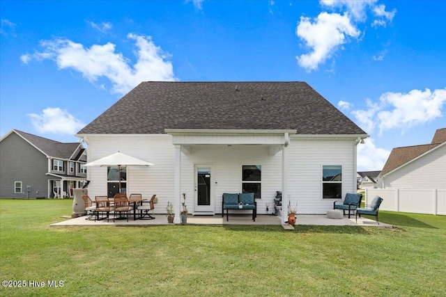 108 Bernier Ct, Princeton, NC 27569 - back of property with a patio