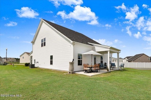 108 Bernier Ct, Princeton, NC 27569 - rear view of property featuring a patio area and a residential view