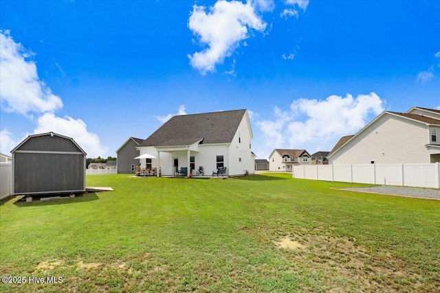 108 Bernier Ct, Princeton, NC 27569 - back of house with a shed