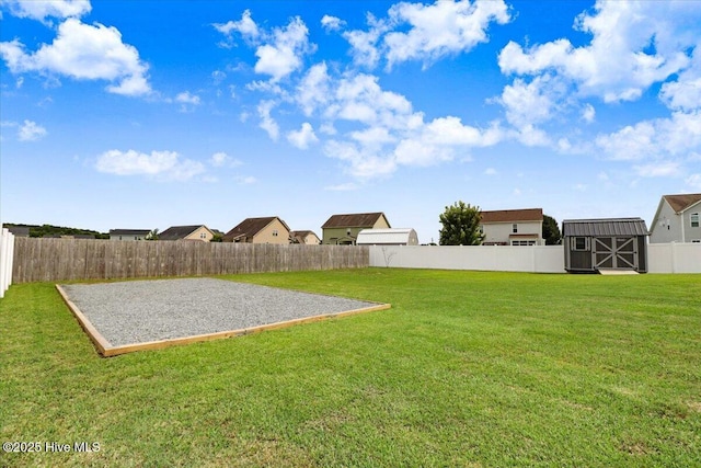 108 Bernier Ct, Princeton, NC 27569 - fenced backyard with a shed and a residential view