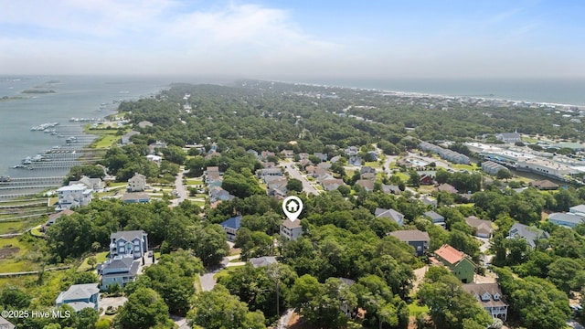 8805 Sound View Ct, Emerald Isle, NC 28594 - drone / aerial view of a nearby body of water