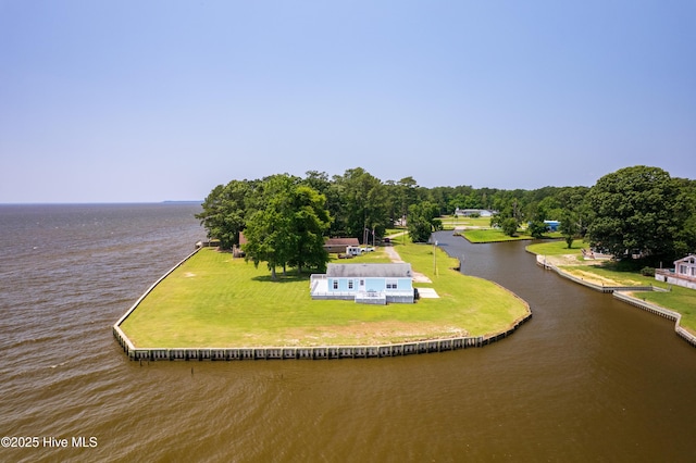 124 Holiday Knl, Hertford, NC 27944 - aerial view of a large body of water