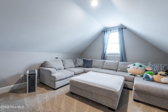 404 River Birch Dr, Greenville, NC 27858 - living area with lofted ceiling and baseboards