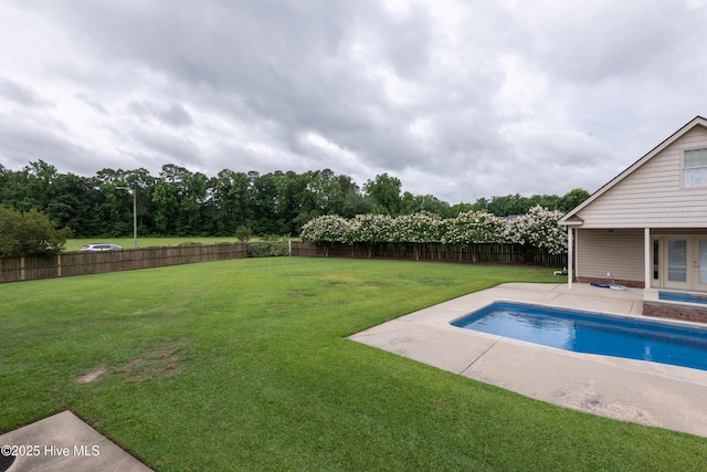 404 River Birch Dr, Greenville, NC 27858 - view of swimming pool featuring a patio and a fenced backyard