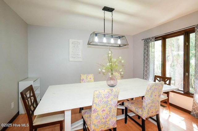 254 W Devonshire Ave, West End, NC 27376 - dining area featuring light wood-type flooring