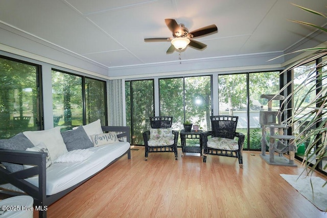 254 W Devonshire Ave, West End, NC 27376 - sunroom featuring healthy amount of natural light and wood finished floors