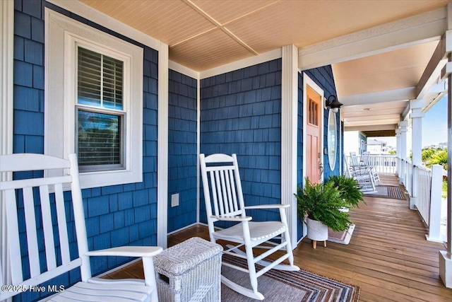 277 E Second St, Ocean Isle Beach, NC 28469 - view of wooden porch