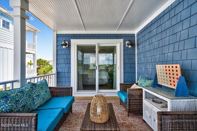 277 E Second St, Ocean Isle Beach, NC 28469 - view of patio featuring outdoor lounge area