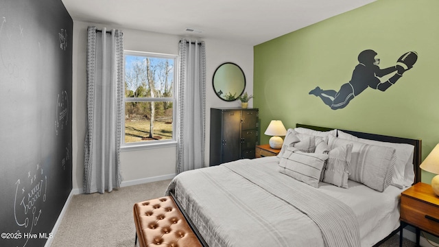 205 Wood St, La Grange, NC 28551 - bedroom with carpet floors and baseboards